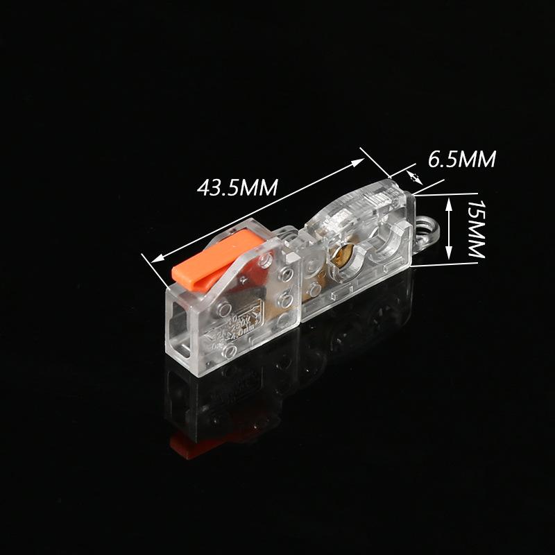 10PCS Free Wire Breaking Fast Terminal Block Light Wiring Special Binding Post Splitter Free of Wire Stripping