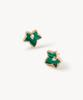 Lola Rose Ivy Malachite Bead Greenleaf Earrings