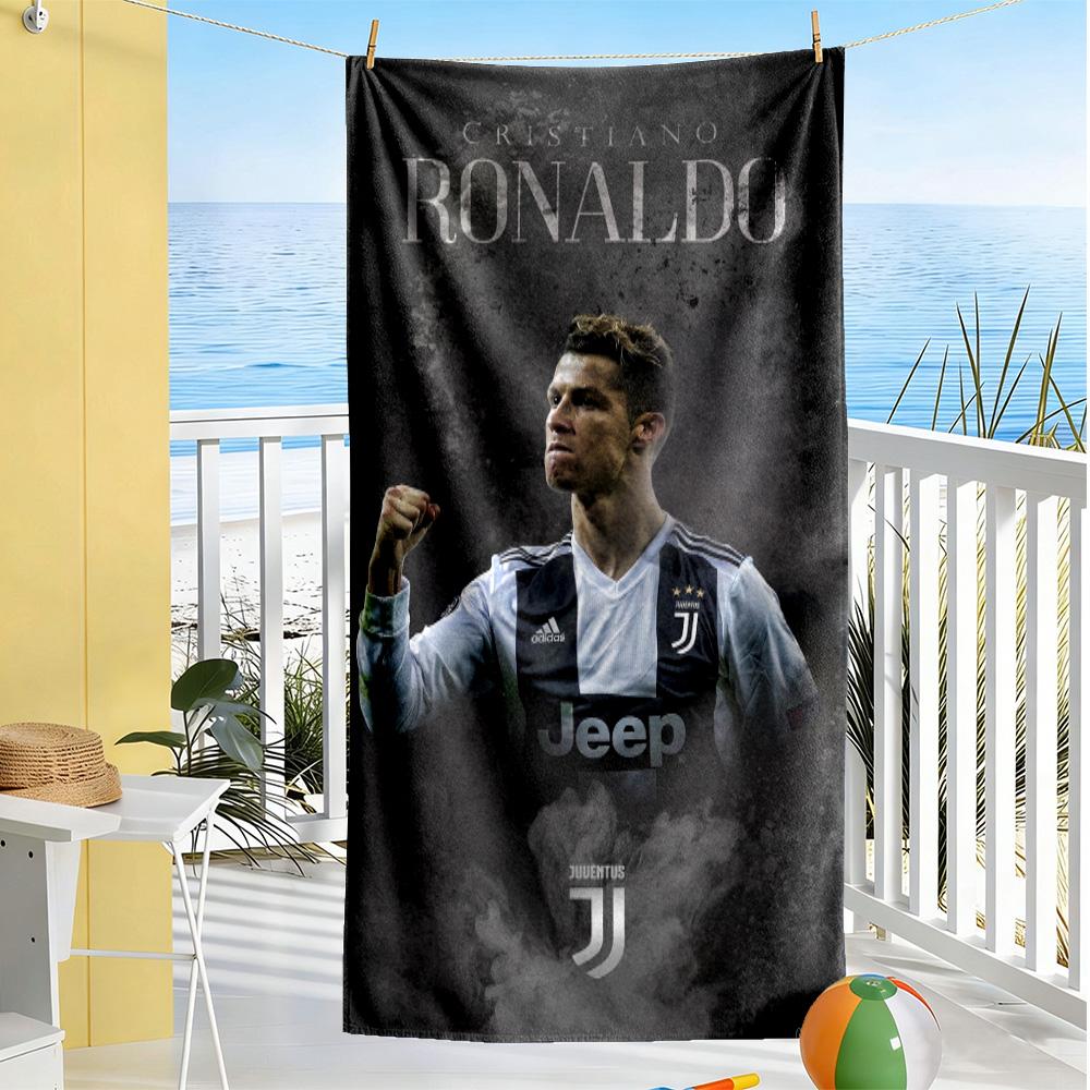 Ronaldo's Juventus Glory Beach Towel Quick-Dry Soft Microfiber Comfortable Lightweight