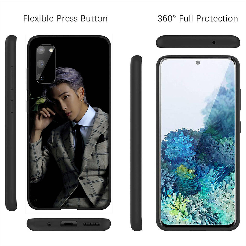 for iPhone 17 16 15 Xiaomi Poco F7 F8 X7 X6 C85 C75 C71 M8 Redmi Note 14 13 12 11 Pro Max 14C 13C 15C A3 A4 Phone Case Nam joon Kim RM Kpop Cover
