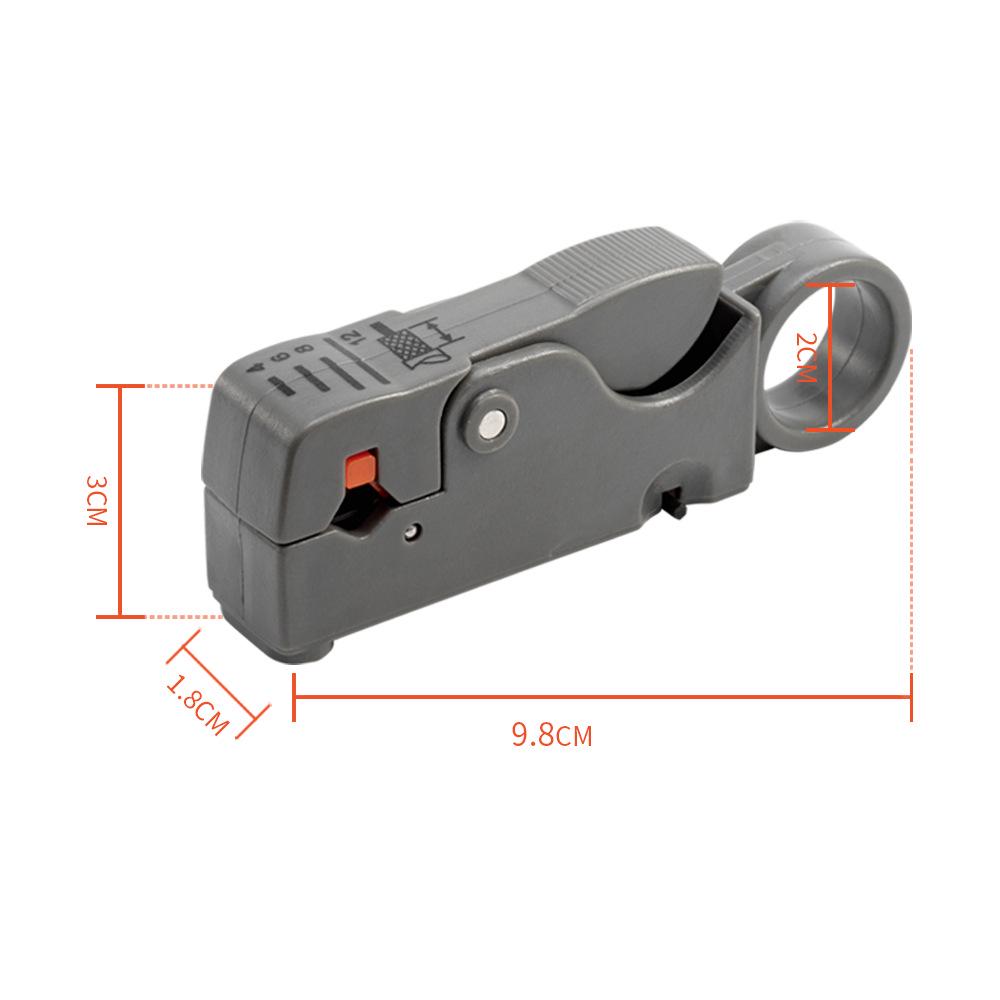 Coaxial Cable Rotary Stripper & Pliers for Network Cables