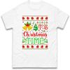 Its Christmas Time T Shirt,Christmas Tree Design Funny Holiday Unisex Gift Top