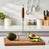 Wood Handle Stainless Steel Potato Masher Manual Rust-proof Pumpkin Crusher Corrosion-resistant Professional