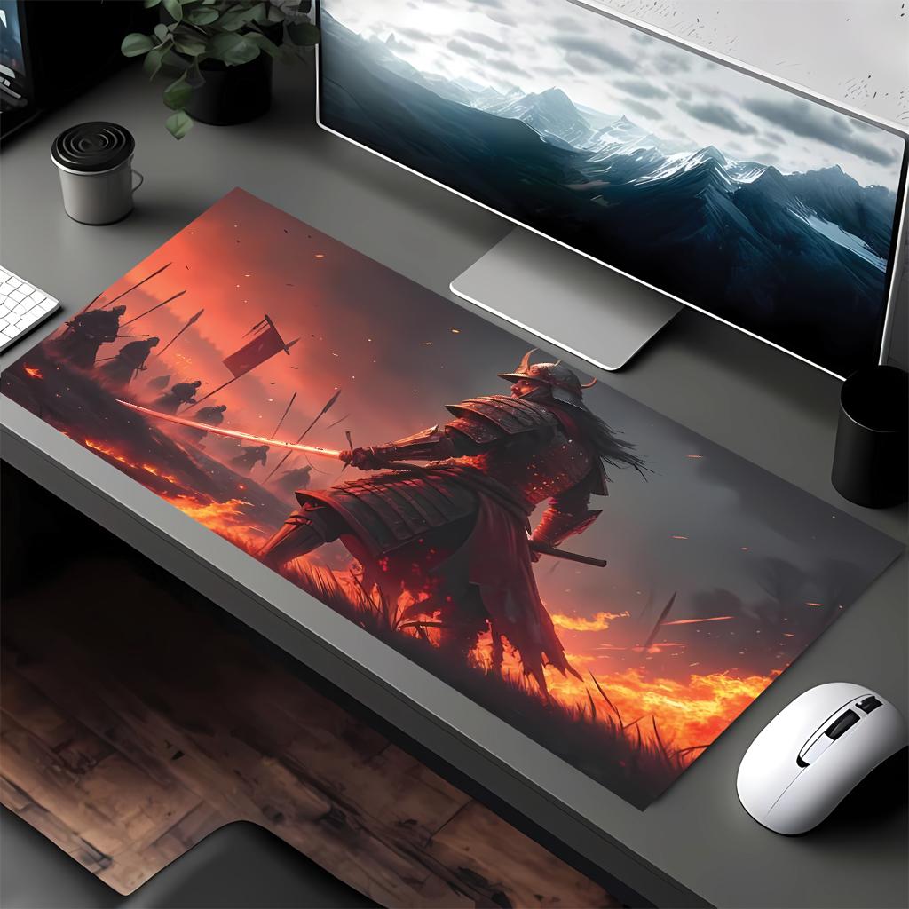 Super beautiful Japanese style Mouse pad large Mouse pad Samurai Mouse pad DESMAT full size model