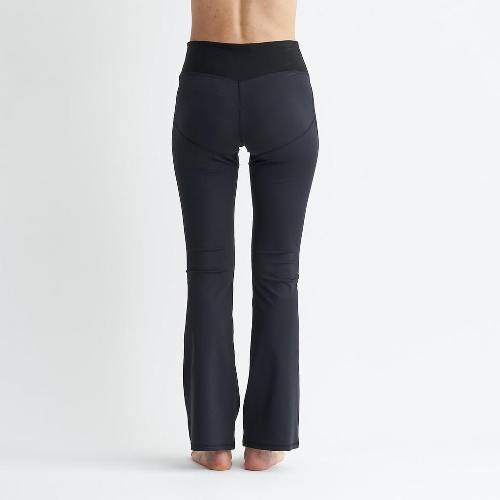 Leggings Amphibious High Waist Flare Leggings RPT241515 BLK [Roxy] Women's