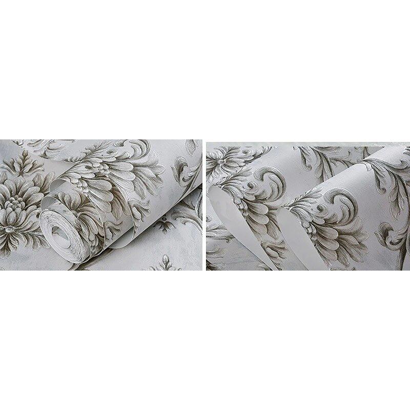 Non Woven Self-adhesive Precision Pressed Bedroom Living Room TV Background Wall Stickers Wallpaper