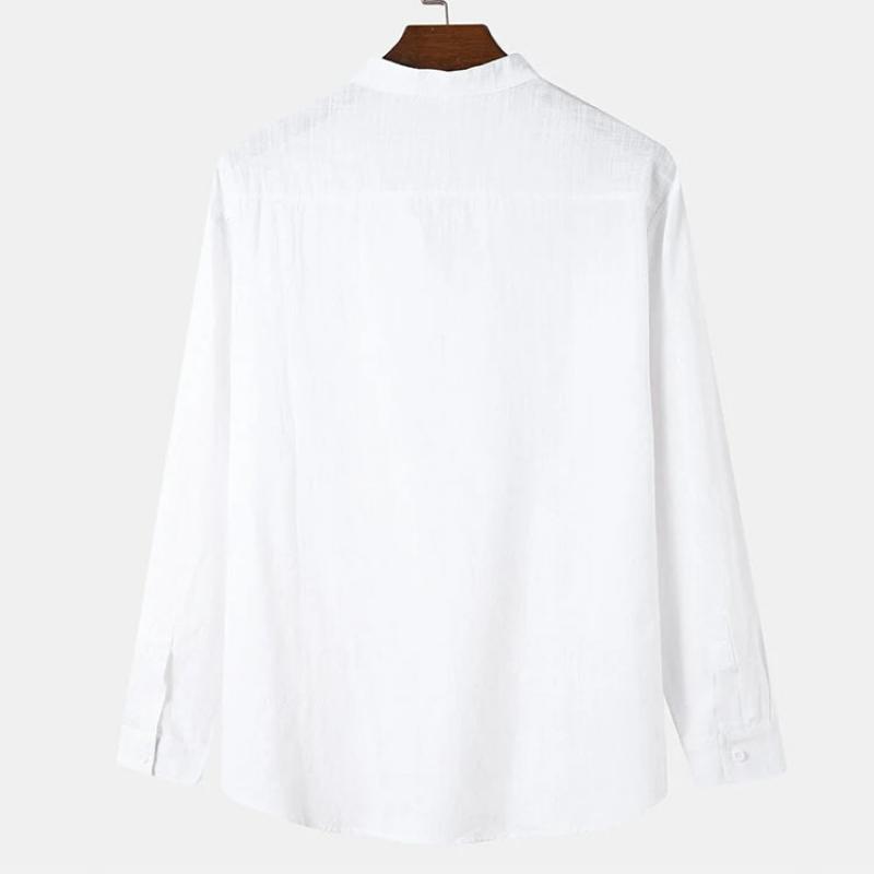 2025 New Summer Thin Shirts Men Casual Shirts Men Long Sleeve Male Henley Beach Shirts Hawaiian T Shirts