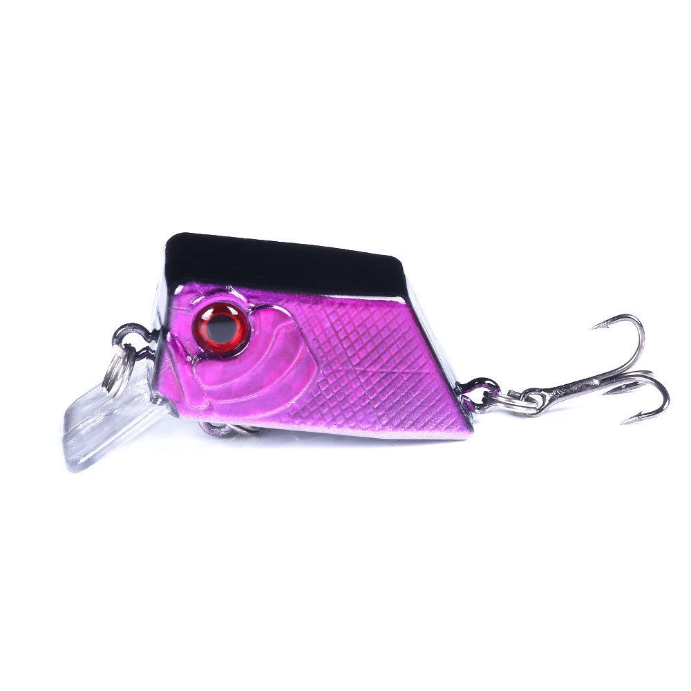 

Cube Rock Fat Guy Lure Bait4.5cm7gBionic Bait for Freshwater and Saltwater Universal Bass and Red Snapper Specialized Lure 4.5CM-7G-10