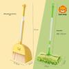 Kids' Mini Broom and Dustpan Set: Baby-Friendly Toy for Sweeping and Mopping