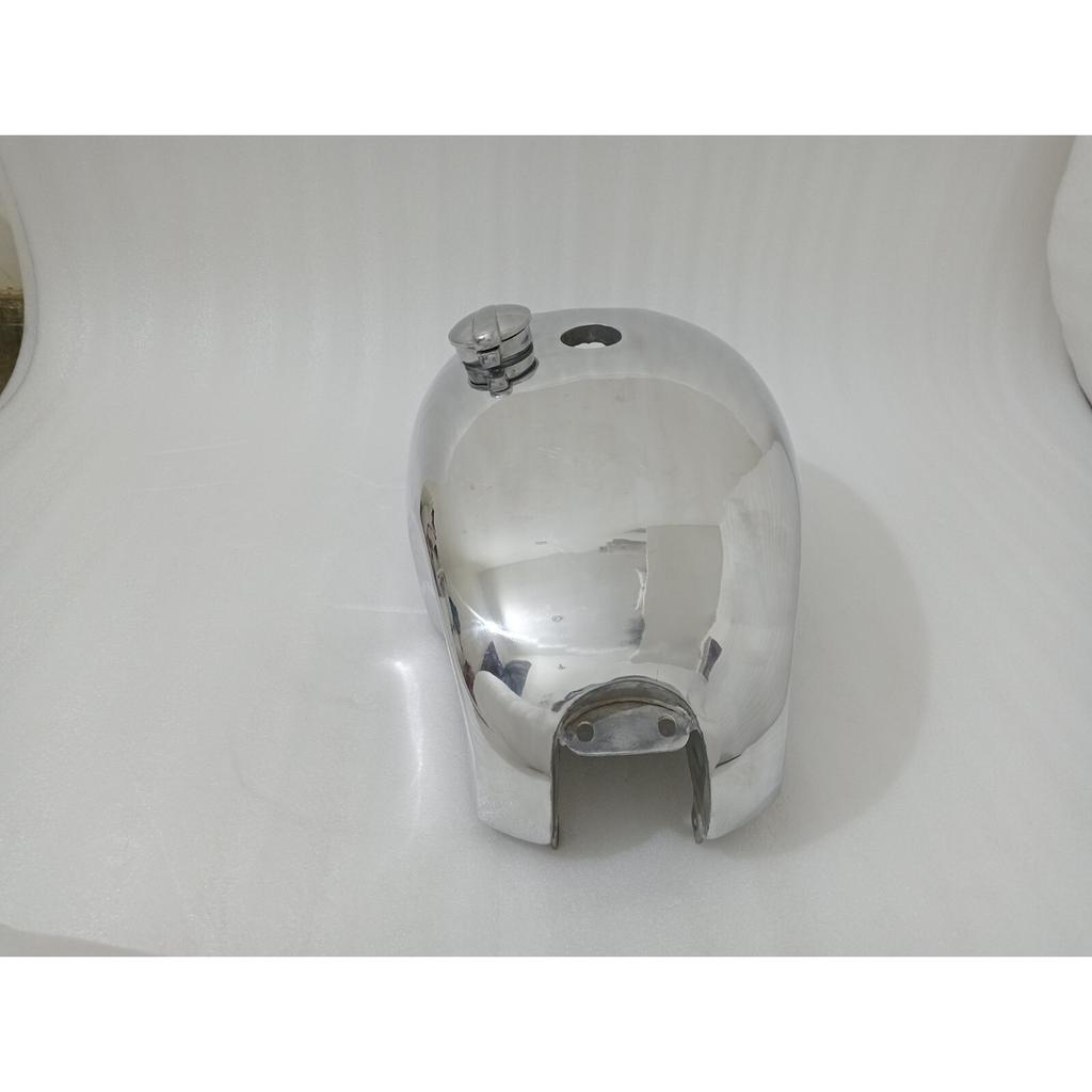 Vincent HRD Petrol Gas Tank With Knee Cushions Ident Chrome Steel |Fit For