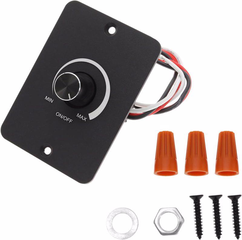 

Durable And Compatible 12V Light Dimmer With Rotary Knob Durable Compatible Light Dimmer PWM чорний