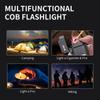 Mini Keychain Flashlight COB Portable Work Light with USB Rechargeable Outdoor Camping Fishing Pocket Lamps