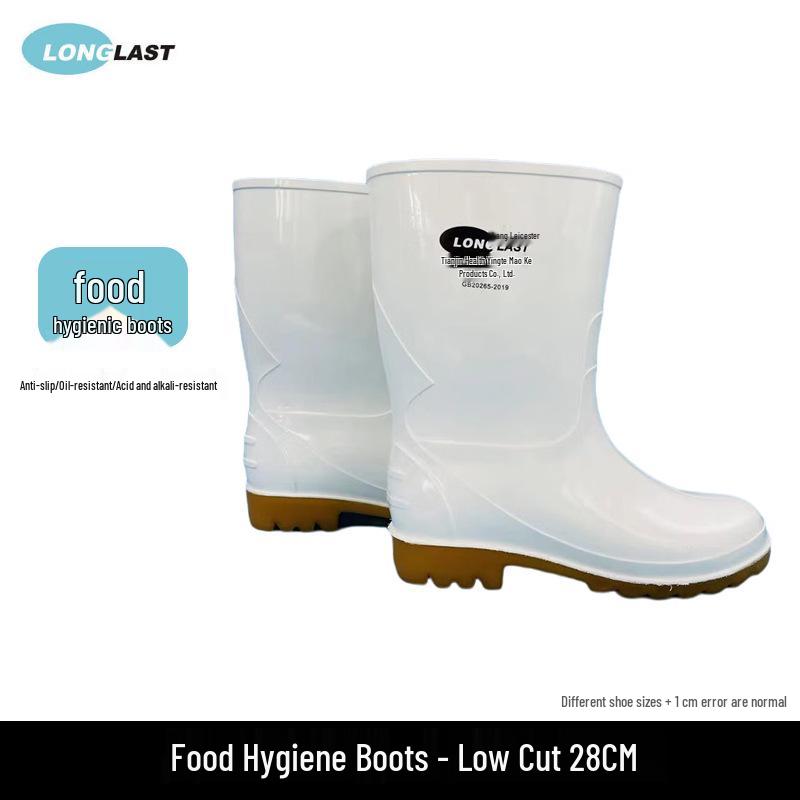 Langlaist Black Waterproof Chemical-Resistant High-Top Warm Boots – Non-Slip Wear-Resistant for Outdoor Fishing