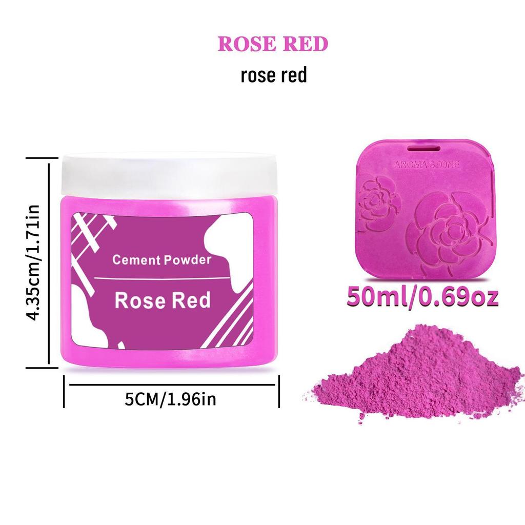 50ml Iron Oxide Pigment for DIY Cement and Gypsum Flower Pots