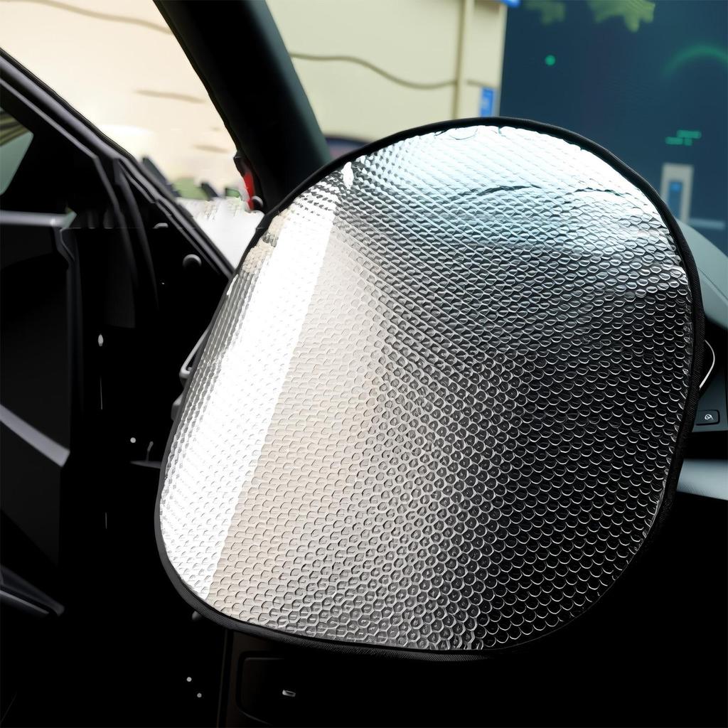 Car Steering Wheel Sunshade Cover Foldable Car Interior Aluminum Film Anti Scald Heat-insulating Steering Wheel Cover
