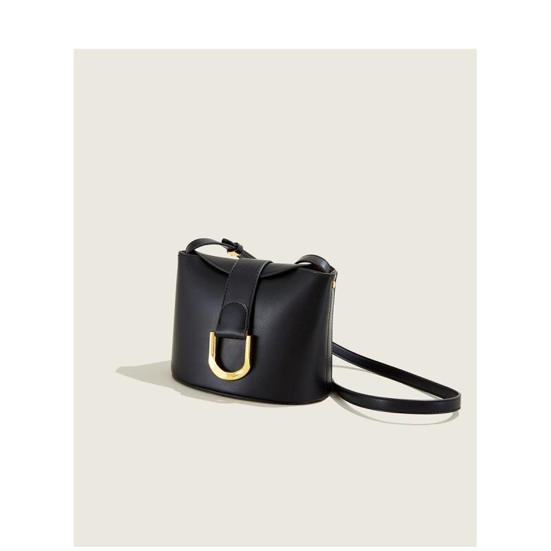 High-end Bag Women 2025 New Fashionable Mini Horseshoe Buckle Bucket Casual All-matching Single-shoulder Cross-body