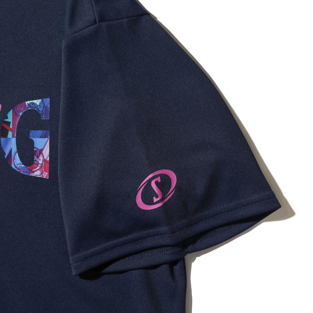 Spalding Pop Art Basketball Logo T-Shirt, Navy, Medium, SMT25012