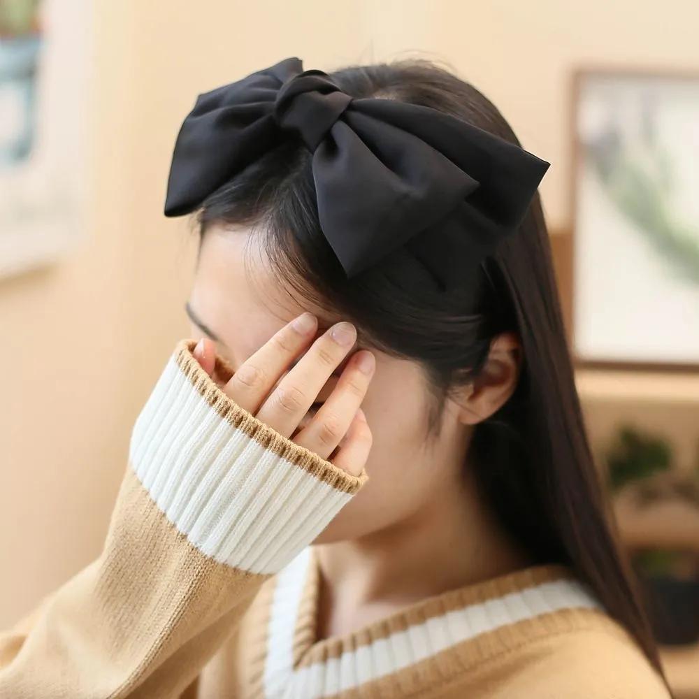 Daily Headband Designer Headband Angel Shushu Satin King Ribbon Hairband Black Ju Vidastory