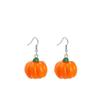 Kawaii Mori-kei Fruit Earrings: Cute Cartoon Mangosteen, Banana, Lemon & Potato Drops