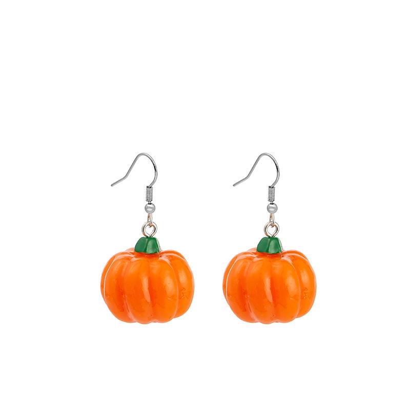 Kawaii Mori-kei Fruit Earrings: Cute Cartoon Mangosteen, Banana, Lemon & Potato Drops