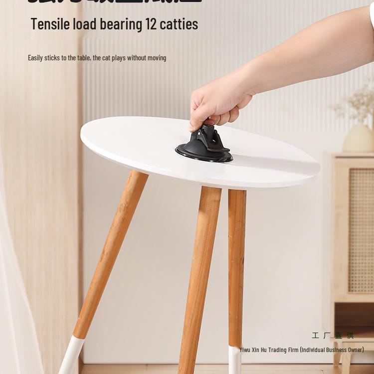 Cat Teaser Wand with Suction Cup: Self-Play and Boredom Relief Toy for Kittens and Young Cats