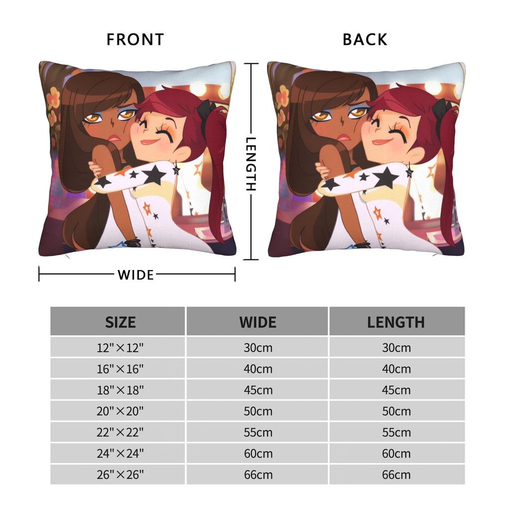 Pillow Cover LoliRock Kopo Music Girls Morden Pillow Case For Sofa Home Decoration Pillowcases
