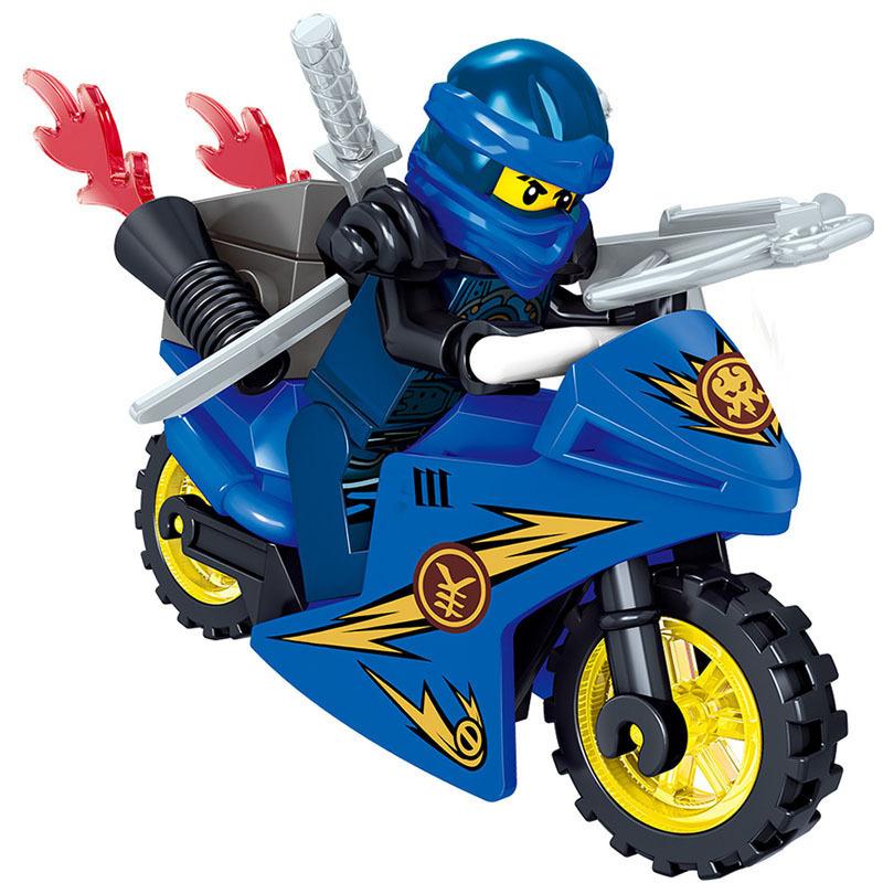 Ninja Motosiklet Yapı Blokları Minifigür Oyuncak 61015 61082 31050 Poşetli Set