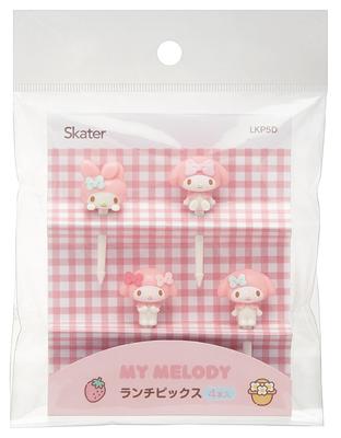 Lunch Picks 3D My Melody Sanrio 4 Pieces LKP5D