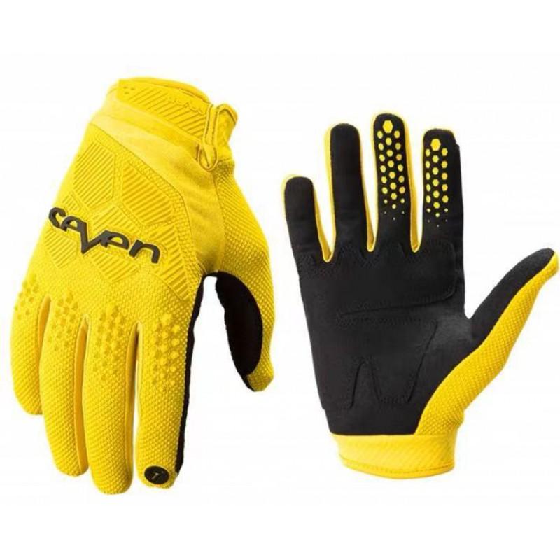 Unisex Cycling Gloves Road Mountain Bike Motorcycle Riding Breathable Knit Full Finger Protection