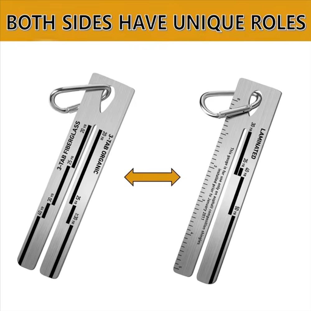 High Hardness Shingle Gauge Stainless Steel Pitch Gauge Tool Roof Measuring Tool Roofing