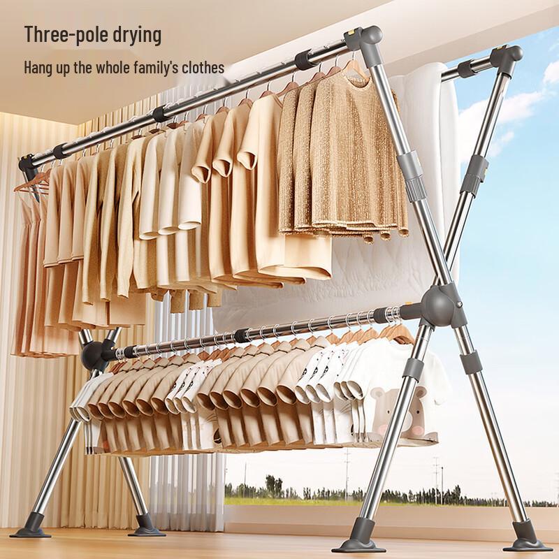 MARYYA Portable Folding Stainless Steel Drying Rack