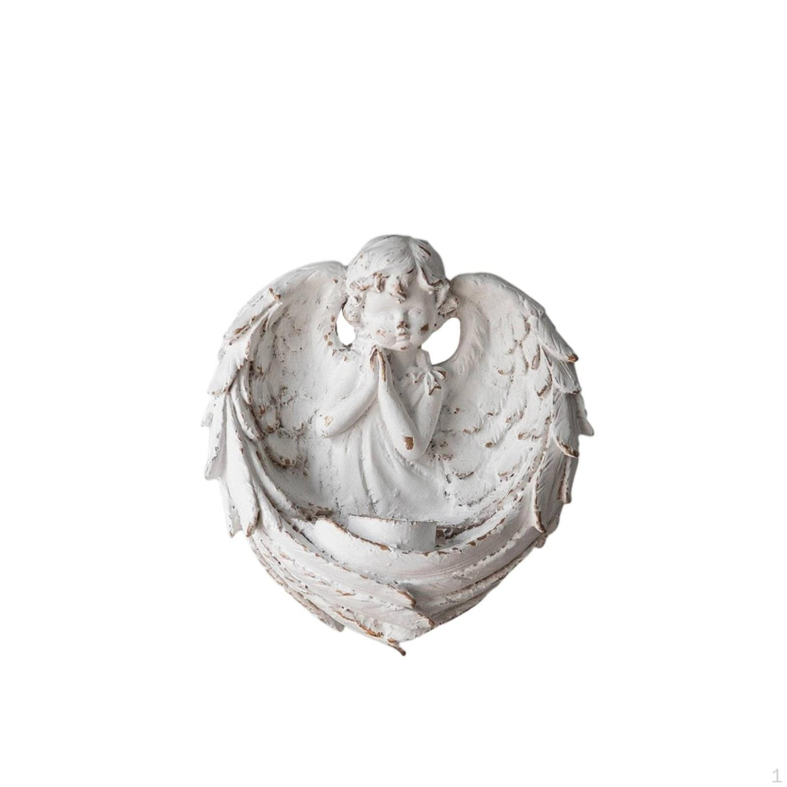 Angel Wall Hook Ornate Cherub Vintage Plaque for Entryway, Bedroom, Hallway Mbk001
