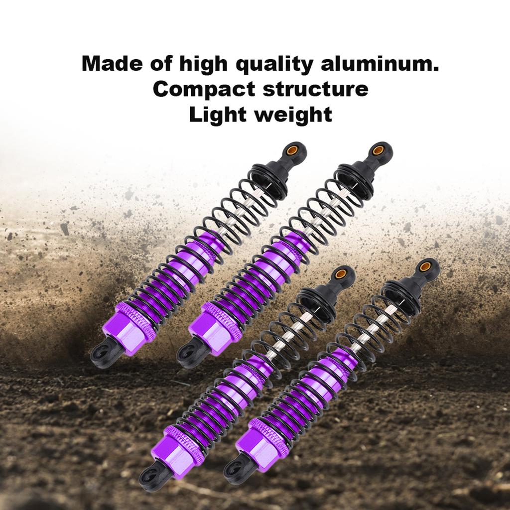 4Pcs 1:10 RC Metal Shock Damper 108004 for HSP Redcat Exceed RC for Monster Truck