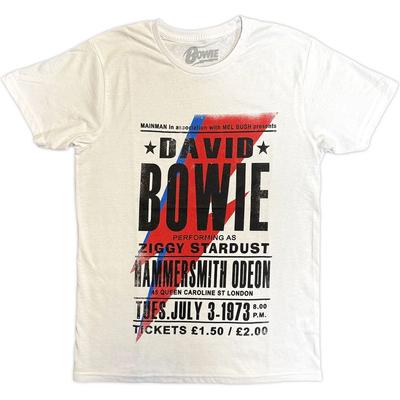 David Bowie Hammersmith Odeon 100% Cotton T-shirt Mens Womens Tees Top