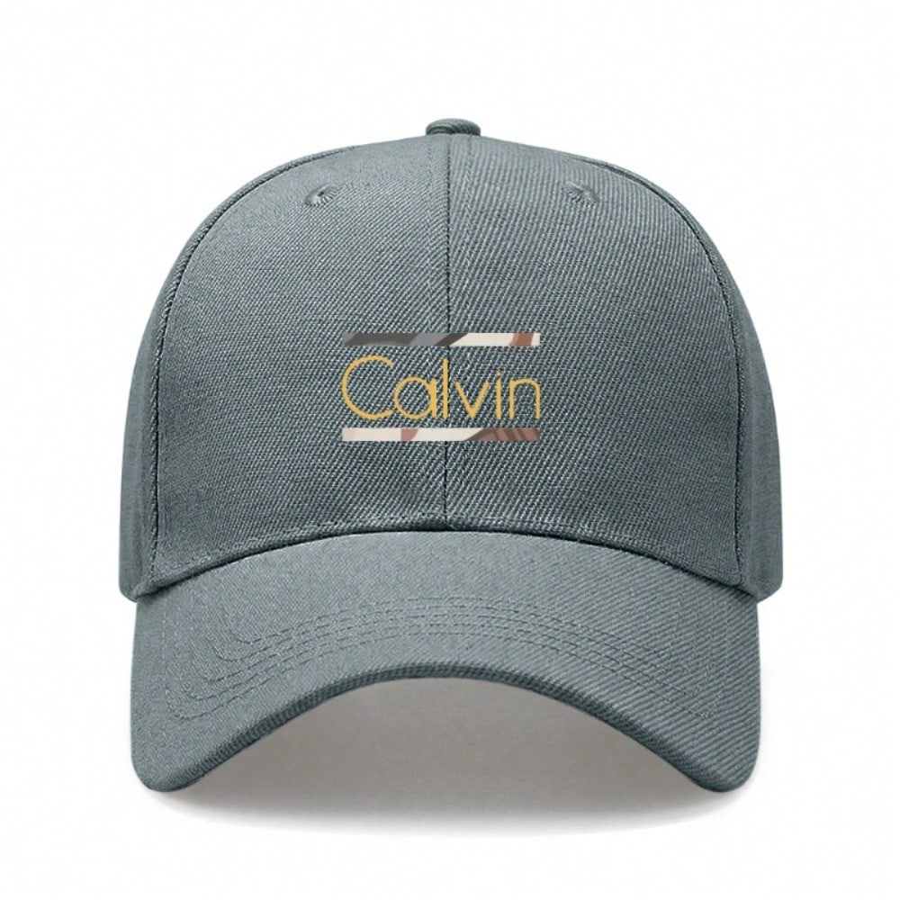Cappellino da Baseball Calvin Minimalista - Unisex Leggero Traspirante Poliestere Regolabile Casual Moda Cappellino da Baseball Per Sport all'Aperto Passeggiate in Città