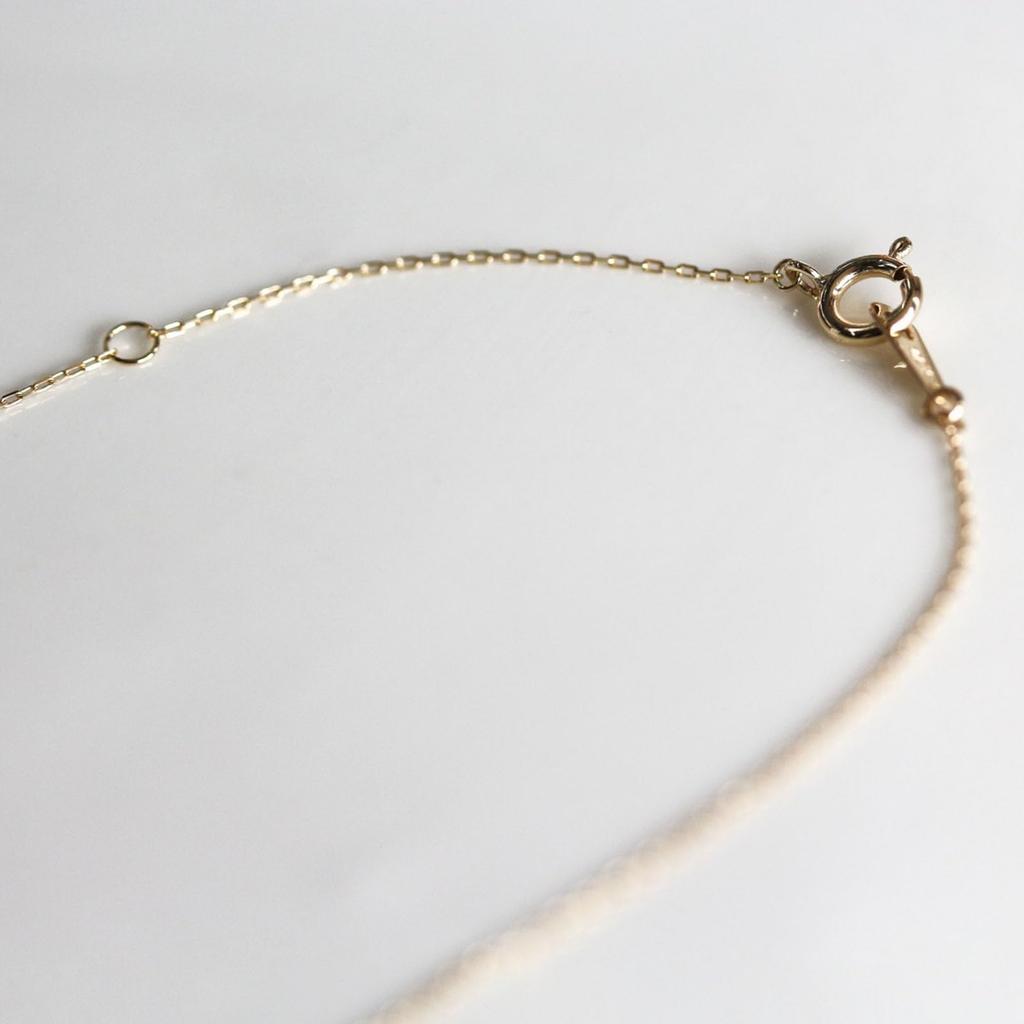 Diamond K10YG Horseshoe Necklace for Women [cui-cui]