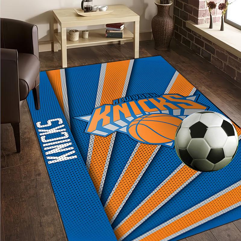 Knicks Logo Teppich Büro Teppich Rutschfeste Matte, Stuhlmatte Bodenbelag für Gaming, Schlafzimmer, Wohnzimmer, Heimdeko Weihnachtsgeschenk