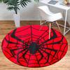 Spider Web Circle Sticker - Halloween DecorationRound Non-Slip chair mat chair carpet for office Rugs for Office Decor Gift For Valentine's Day Mother