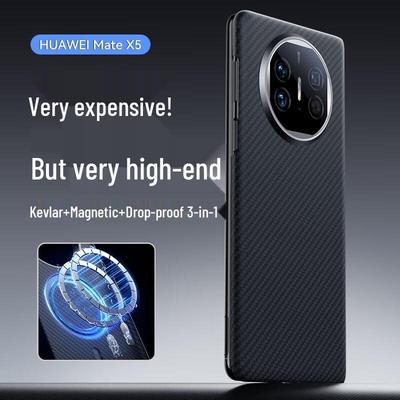 Mofei Magnetyczne Etui na Telefon z Włókna Aramidowego Kevlar