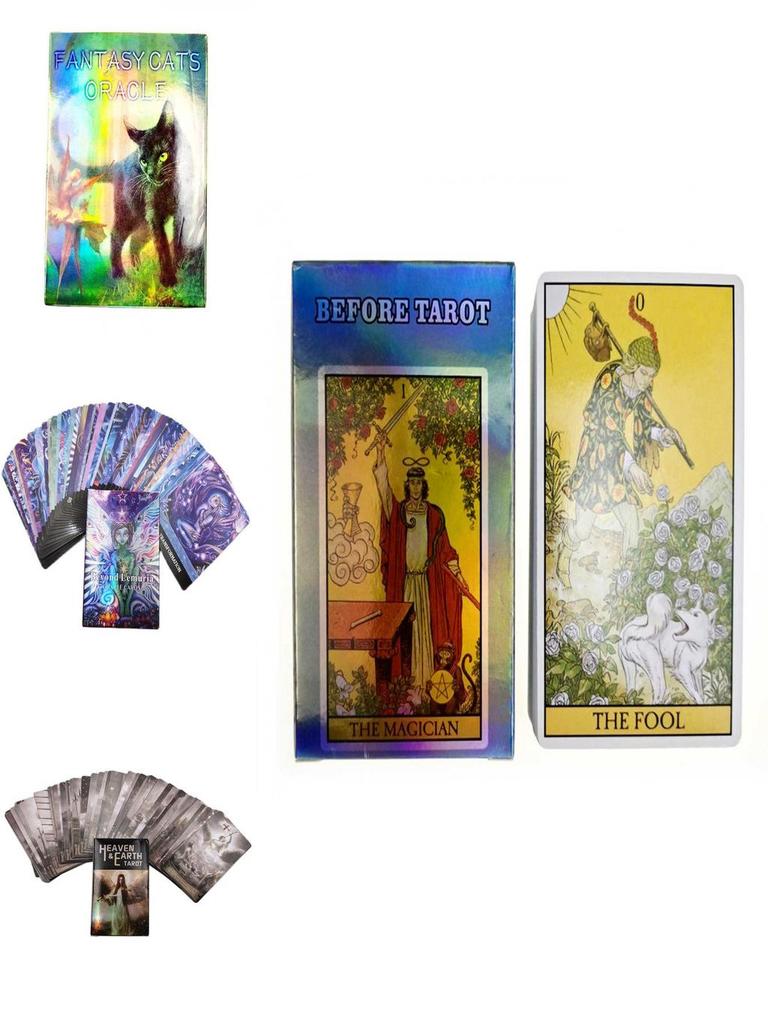 Tarot Card English Board Game Deck With Vivid And Bright Color Patterns