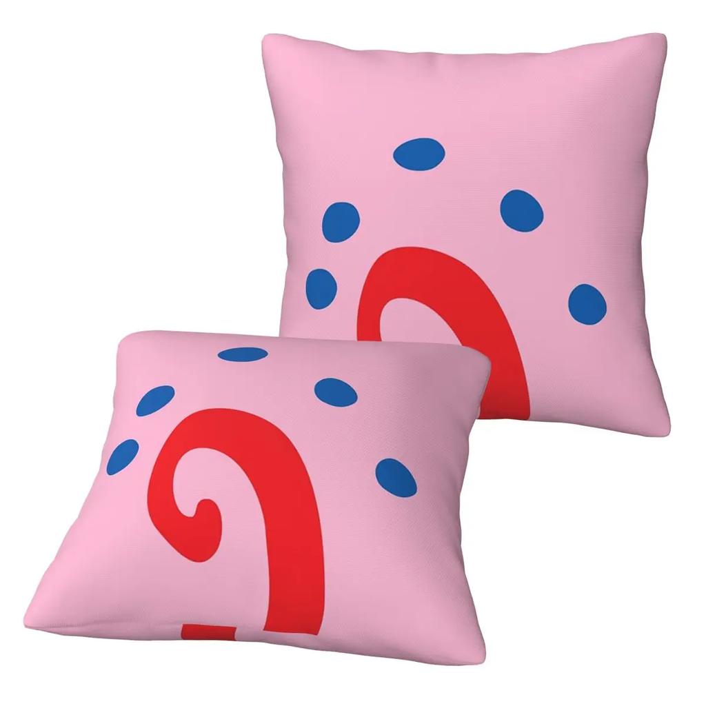 Gary The Snail 2 Pcs Square Pillowcase Pillow Cover Cushion Zip Decorative Comfort Throw Pillow For Home Car