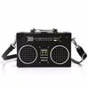 New Messenger Bag Personalized Radio Small Box Bag Shoulder Bag Korean Version Tape Recorder Box Bag Women's Bag