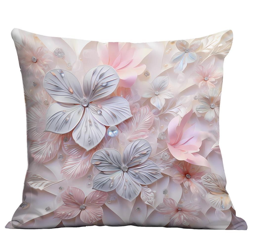 New Retro Imitation Three-dimensional Flower and Bird Pillowcase Home Living Room Sofa Cushion Pillowcase Decoration