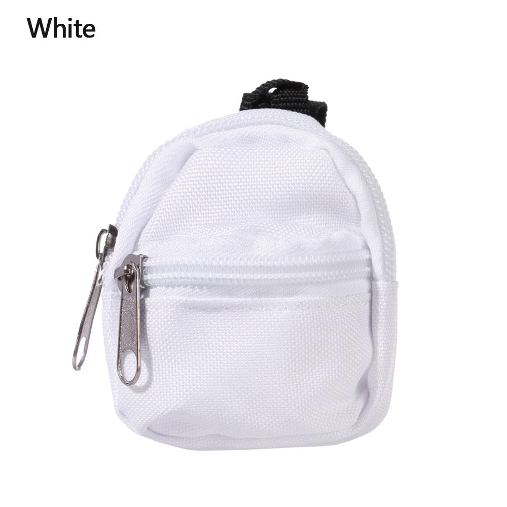 

Miniature Doll Bag Toys For 1/6 BJD Doll Backpack Cute Flower Schoolbag Dollhouse Decor Rucksack Dolls Clothes Accessories білий