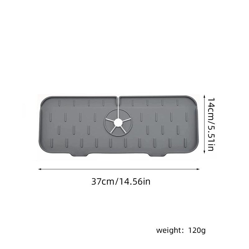 Kitchen Faucet Absorbent Mat TPR Sink Splash Guard Faucet Splash Catcher Bathroom Kitchen Countertop Protector Tools