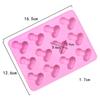 12 Holes 3D Sexy Penis Silicone Cake Mold Dick Ice Cube Mold Tray DIY Chocolate Penis Mould Birthday Party Cake Decoration