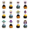 Mexican Day Of The Dead Party Decorative Cake Plug Party Arrangement Skull Cake Plug-In Batch