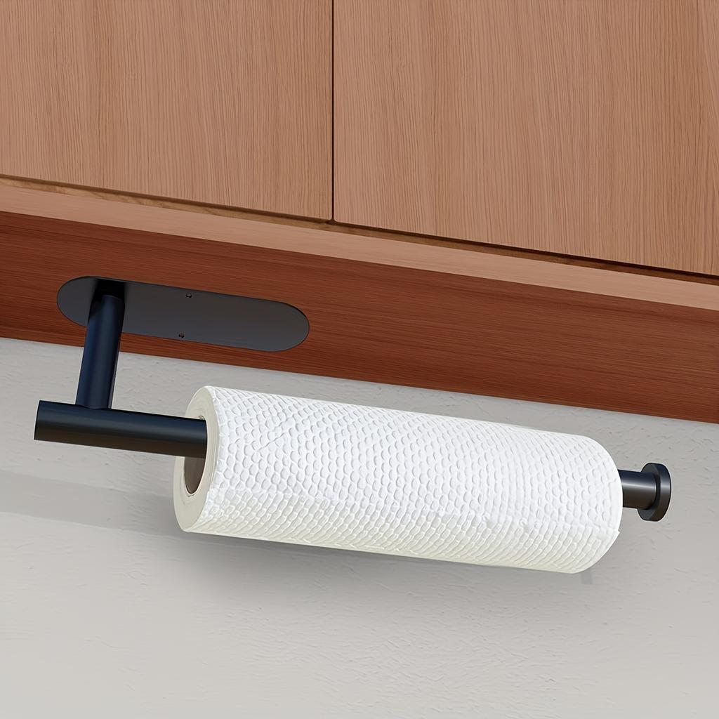 Kitchen Tissue Holder Save Space Home Accessories No Punching Wall Mounted Required Bathroom Roll Paper Holder Toilet Towel Rack