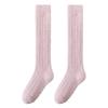 Non-shedding Solid Color Coral Fleece Long Leg Socks for Women, Thick and Warm Padded Women's Socks, Suitable for Autumn and Winter, Sleep Socks.