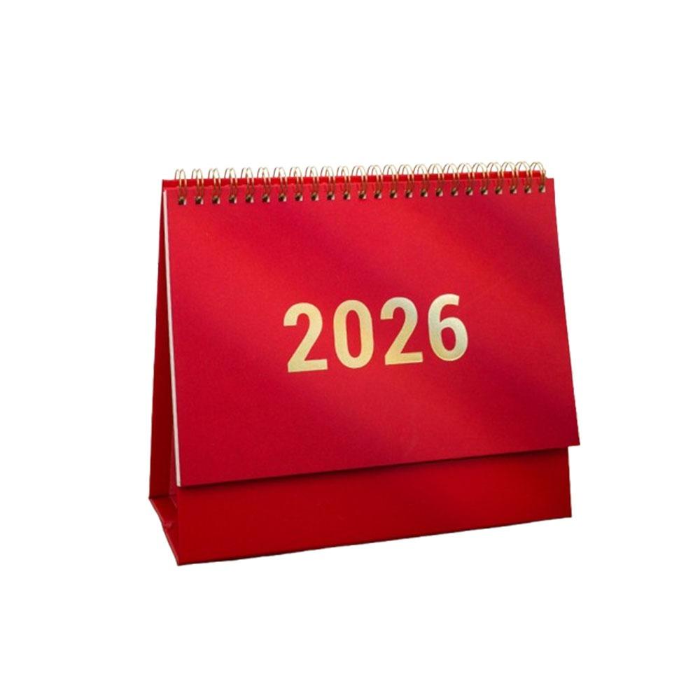 Stable Base 2026 Desktop Calendar Writable Memo Standing Flip Calendar  Time Management